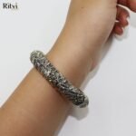 Khushboo German Silver Coated Bangles - Image 3