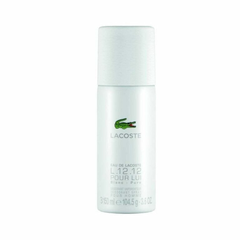 Lacoste L 12.12 Eau De Lacoste Blanc Pure White For Men Deo (150ml)