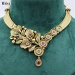 Ritvi Laveena Rajwada Gold Necklace Set - Image 2