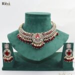 Mohana Kundan Necklace Set - Image 3