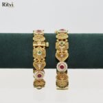 Ritvi Rajwada Gold Bangles