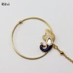 Ritvi Aparna Bridal Kundan Nose Ring/Nath - Image 2