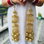 Ritvi Gold Plated Heavy Bridal Layered Kalira - Image 4