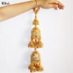 Buy Riya Gold Plated Wedding Bridal Kalira - Image 4