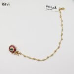 Ritvi Vishya Ruby Nose Ring/Nath