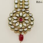 Regal Ruby Kundan Kalgi - Image 2