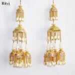 Sea Shell Beaded Gold Plated Bridal Kalira
