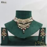 Vedika Jadau Necklace Set - Image 3