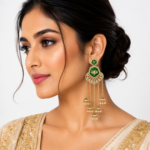 Adhya Long Kashmiri Earrings